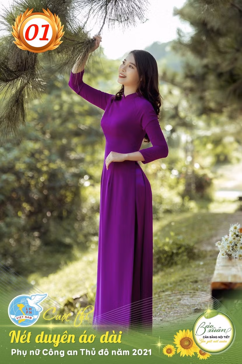 Bức ảnh đoạt giải Nhất cuộc thi của chị chị Nguyễn Thị Thu Hằng, Công an quận Long Biên