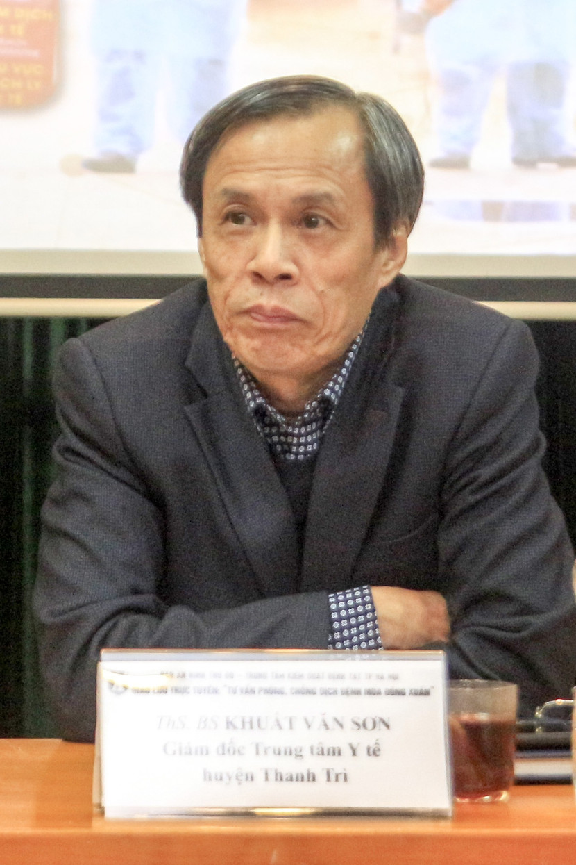 Giao lưu trực tuyến: “Tư vấn phòng, chống dịch bệnh mùa đông xuân” ảnh 9 Giao lưu trực tuyến: “Tư vấn phòng, chống dịch bệnh mùa đông xuân” ảnh 9