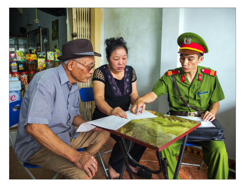 Công an xã được tổ chức chính quy đóng vai trò quan trọng trong đảm bảo an ninh trật tự tại địa bàn cơ sở
