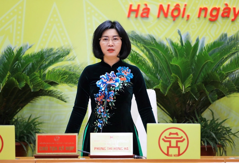 Bà Phùng Thị Hồng Hà làm Chủ tịch HĐND TP Hà Nội
