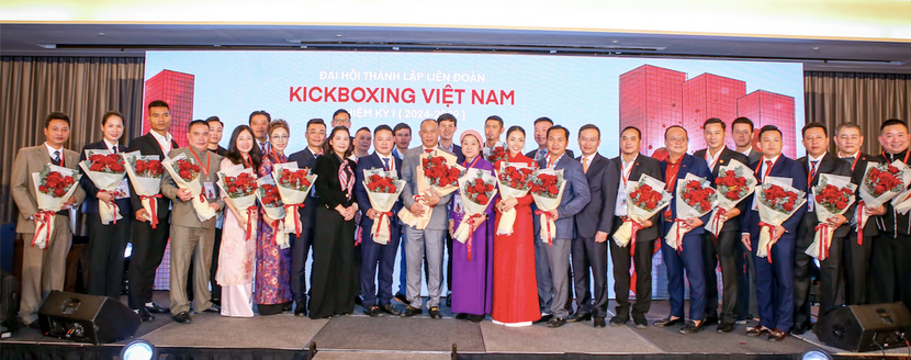 Ban chấp hành Liên đoàn Kickboxing Việt Nam khoá I ra mắt đại hội