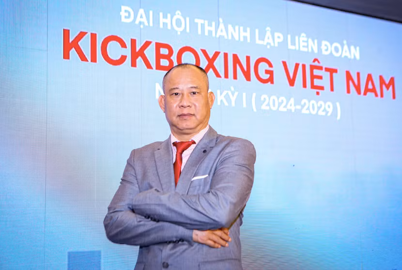Ông Vũ Đức Thịnh - Chủ tịch Liên đoàn Kickboxing Việt Nam nhiệm kỳ I
