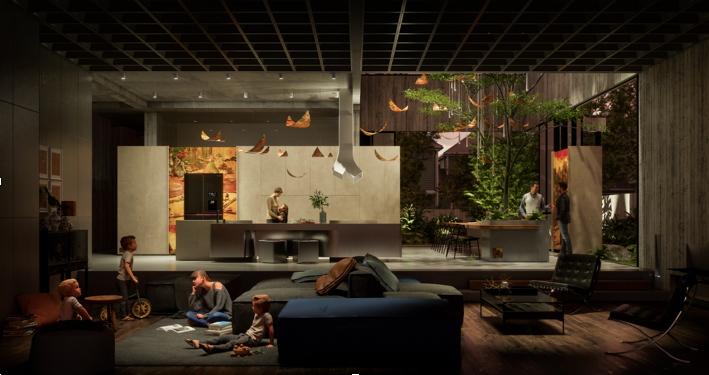 Tác phẩm “Nhà An” - giải nhất hạng mục Thiết kế không gian bếp truyền Thống & cổ điển Tác phẩm “Nhà An” - giải nhất hạng mục Thiết kế không gian bếp truyền Thống & cổ điển