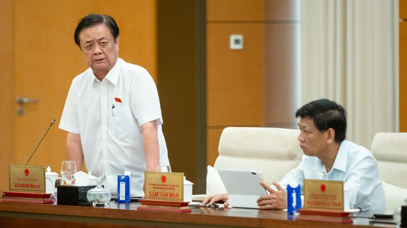 Phó Chủ tịch Quốc hội Lê Minh Hoan phát biểu tại phiên họp