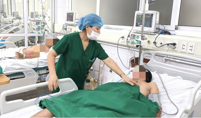 Bệnh nhân L.C.L điều trị tại Bệnh viện Bệnh Nhiệt đới Trung ương