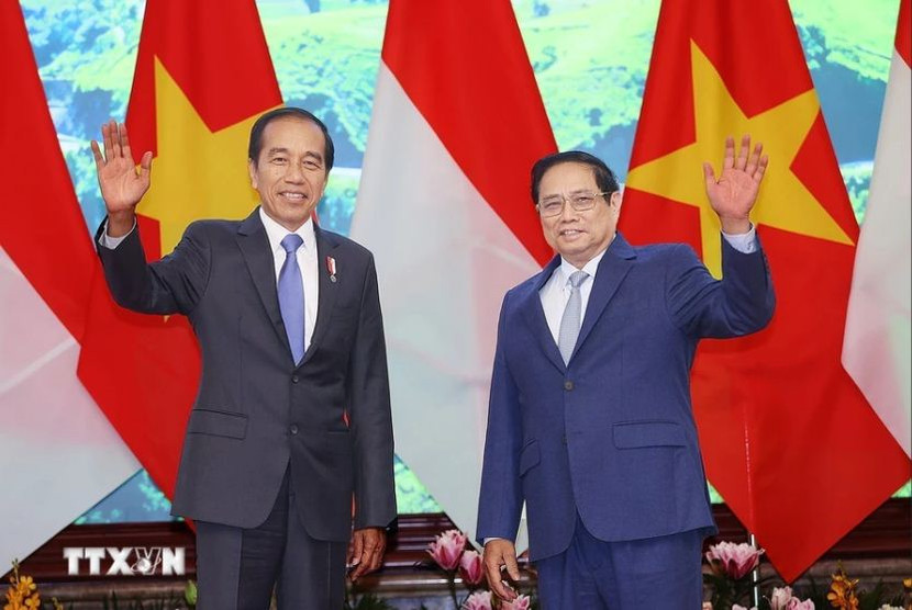 Thủ tướng Chính phủ Phạm Minh Chính tiếp đón Tổng thống Indonesia Joko Widodo Thủ tướng Chính phủ Phạm Minh Chính tiếp đón Tổng thống Indonesia Joko Widodo