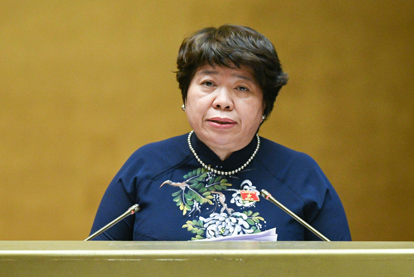 Chủ nhiệm Ủy ban Xã hội Nguyễn Thúy Anh trình bày báo cáo giải trình, tiếp thu ý kiến ĐBQH Chủ nhiệm Ủy ban Xã hội Nguyễn Thúy Anh trình bày báo cáo giải trình, tiếp thu ý kiến ĐBQH