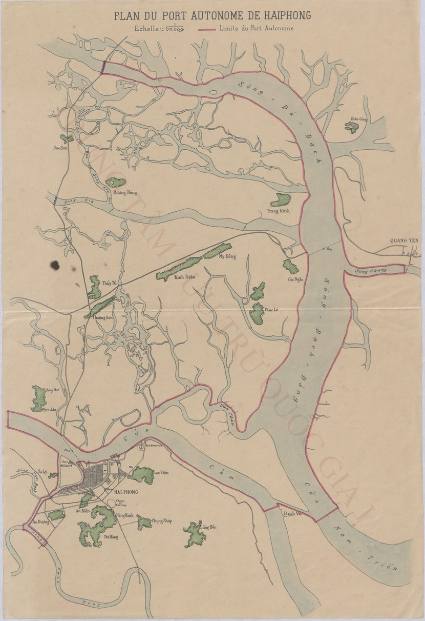 Sơ đồ cảng Hải Phòng