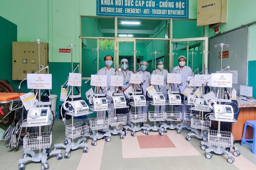 Các máy thở oxy dòng cao không xâm lấn giúp hỗ trợ hiệu quả trong công tác điều trị Covid-19