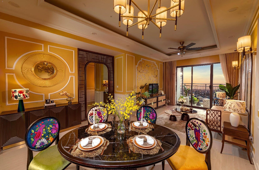 Căn hộ 3 phòng ngủ tại Hanoi Melody Residences được thiết kế hợp lý, rộng rãi và thoáng đãng