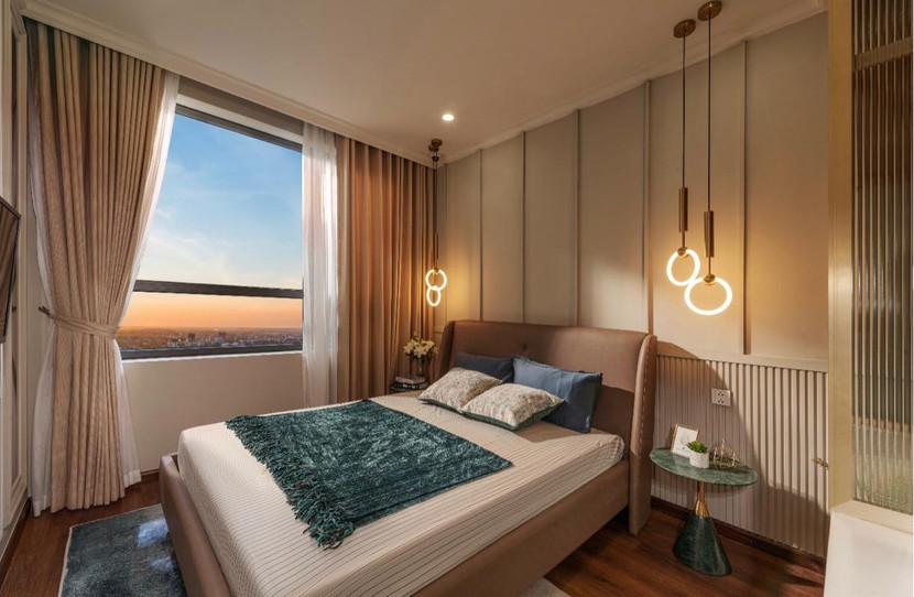 Các phòng đều rộng rãi và ngập tràn ánh sáng