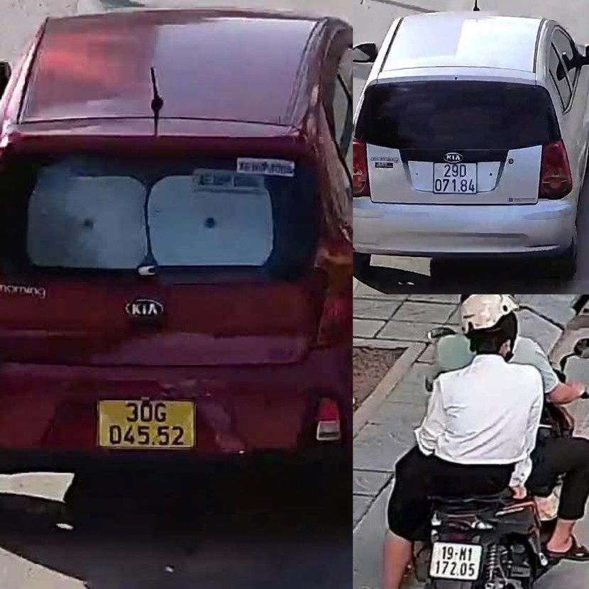 Những trường hợp vi phạm bị camera AI phát hiện, biển kiểm soát xe được nhận diện rất rõ