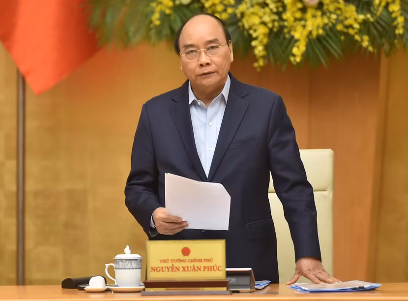 Thủ tướng Nguyễn Xuân Phúc phát biểu kết luận cuộc làm việc với Đoàn Chủ tịch Tổng Liên đoàn Lao động Việt Nam Thủ tướng Nguyễn Xuân Phúc phát biểu kết luận cuộc làm việc với Đoàn Chủ tịch Tổng Liên đoàn Lao động Việt Nam