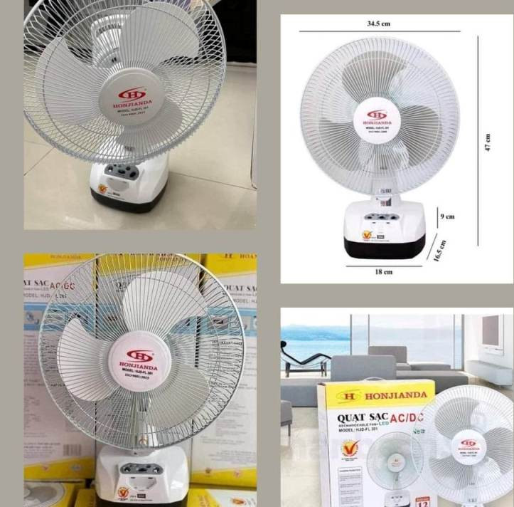 Quạt tích điện được rao bán trên "chợ mạng" Quạt tích điện được rao bán trên "chợ mạng"
