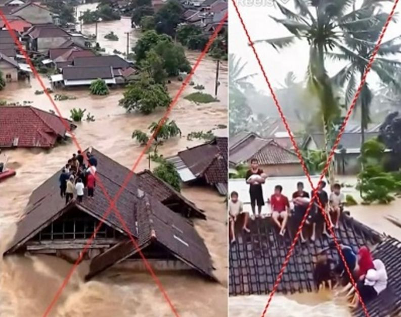 Những hình ảnh thất thiệt về mưa lũ miền Trung do các đối tượng dùng AI ngụy tạo