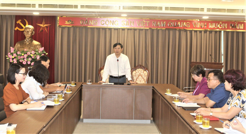 Phó Trưởng Ban thường trực Ban Tuyên giáo Thành ủy Hà Nội Phạm Thanh Học phát biểu tại hội nghị Phó Trưởng Ban thường trực Ban Tuyên giáo Thành ủy Hà Nội Phạm Thanh Học phát biểu tại hội nghị