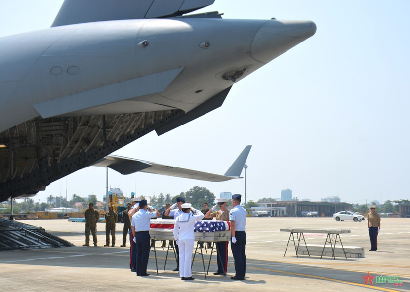 Việt Nam tích cực hợp tác tìm kiếm các quân nhân Mỹ mất tích trong chiến tranh được phía Mỹ ghi nhận đánh giá cao