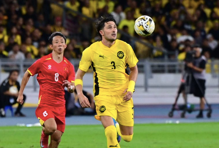 Facundo Garces trong trận Malaysia thắng Việt Nam 4-0 tại vòng loại Asian Cup 2027 hôm 10-6 Facundo Garces trong trận Malaysia thắng Việt Nam 4-0 tại vòng loại Asian Cup 2027 hôm 10-6