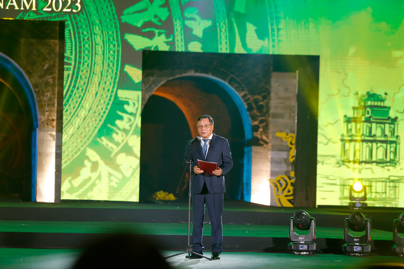 Phó Bí thư Thành uỷ Hà Nội Nguyễn Văn Phong phát biểu tại buổi lễ trao giải Phó Bí thư Thành uỷ Hà Nội Nguyễn Văn Phong phát biểu tại buổi lễ trao giải