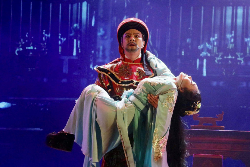 Tiết mục dự thi của thí sinh thuộc Nhà hát Cao Văn Lầu Tiết mục dự thi của thí sinh thuộc Nhà hát Cao Văn Lầu