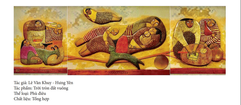 Tác giả Lê Văn Khuy (Hưng Yên) với tác phẩm "Trời tròn đất vuông" đoạt giải Nhì.