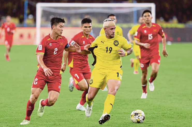 Holgado (19) - một trong 7 tuyển thủ Malaysia nhập tịch trái phép trong trận thắng Việt Nam 4-0 tại vòng loại Asian Cup hôm 10-6