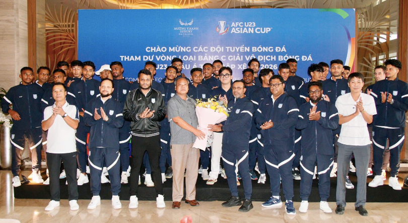 U23 Bangladesh tới Phú Thọ từ khá sớm để chuẩn bị cho giải