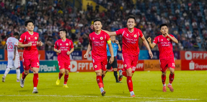 Những kết quả tích cực tại V-League giúp CLB Công an Hà Nội tự tin, hưng phấn bước vào Cúp C2 châu Á