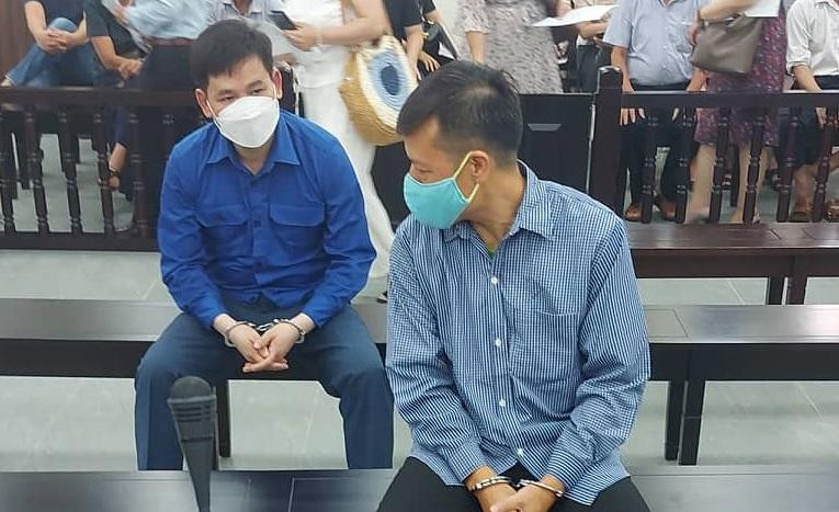 Bị cáo Nguyễn Hoàng Long - cựu Chủ tịch Tập đoàn Megastar cùng đồng phạm tại phiên tòa. Bị cáo Nguyễn Hoàng Long - cựu Chủ tịch Tập đoàn Megastar cùng đồng phạm tại phiên tòa.