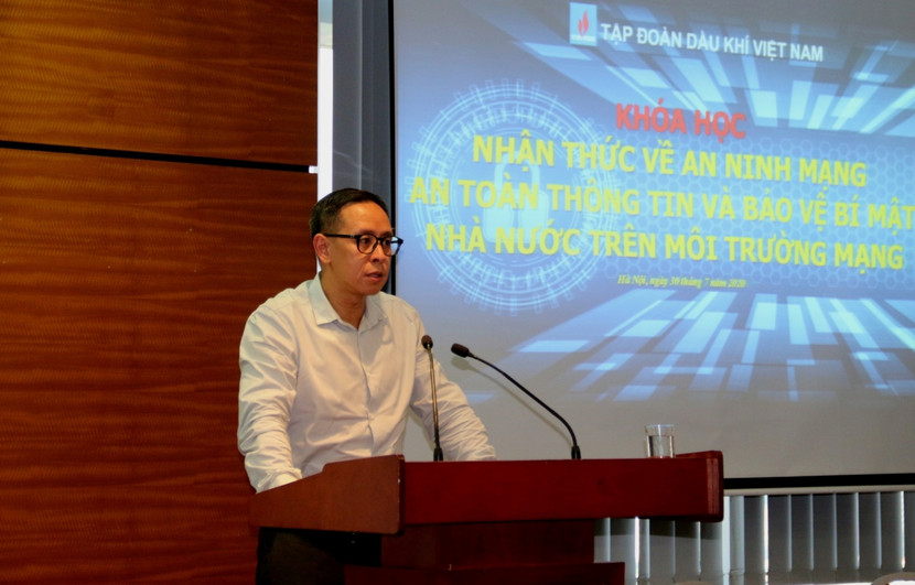 Petrovietnam tổ chức khóa tập huấn:“Nhận thức về an ninh mạng, an toàn thông tin và bảo vệ bí mật nhà nước trên môi trường mạng”. Petrovietnam tổ chức khóa tập huấn:“Nhận thức về an ninh mạng, an toàn thông tin và bảo vệ bí mật nhà nước trên môi trường mạng”.