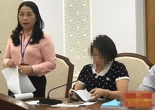 Bị can Vũ Liên Oanh - cựu Giám đốc Sở Giáo dục và đào tạo Quảng Ninh.