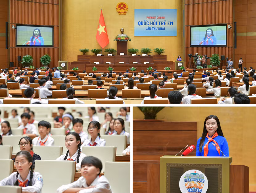 Lần đầu tiên tổ chức Phiên họp giả định “Quốc hội trẻ em”