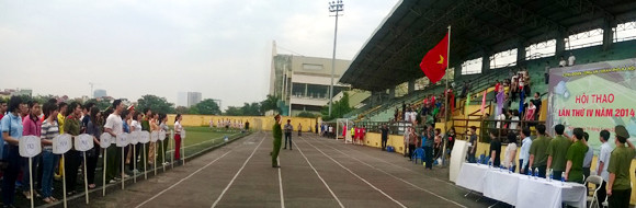 Sôi nổi Hội thao Công đoàn CATP Hà Nội năm 2014 ảnh 1