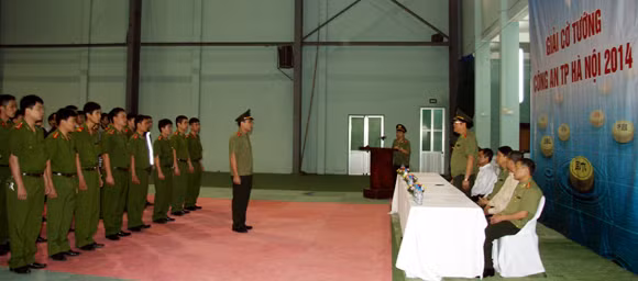 Gần 100 VĐV so tài tại Giải cờ tướng CATP Hà Nội 2014 ảnh 2