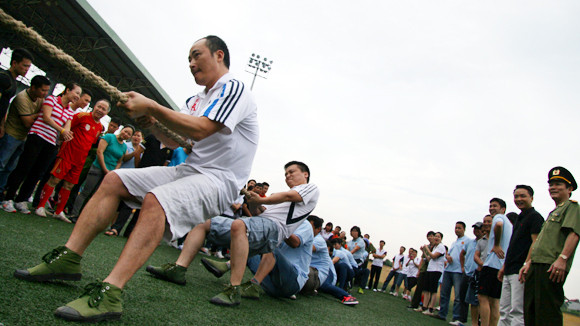 Sôi nổi Hội thao Công đoàn CATP Hà Nội năm 2014 ảnh 4