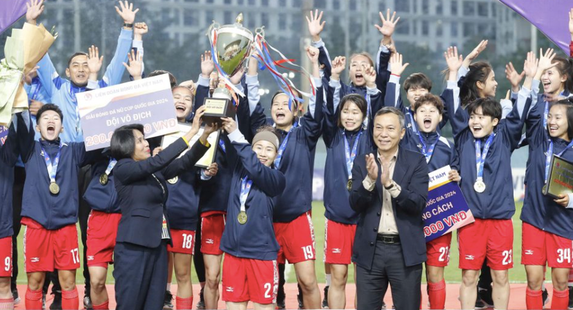 Than KSVN vô địch Cúp quốc gia nữ 2024