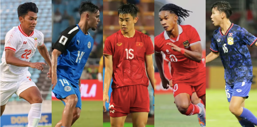 Nguyễn Đình Bắc (giữa) là ngôi sao trẻ đáng chú ý tại AFF Cup tới