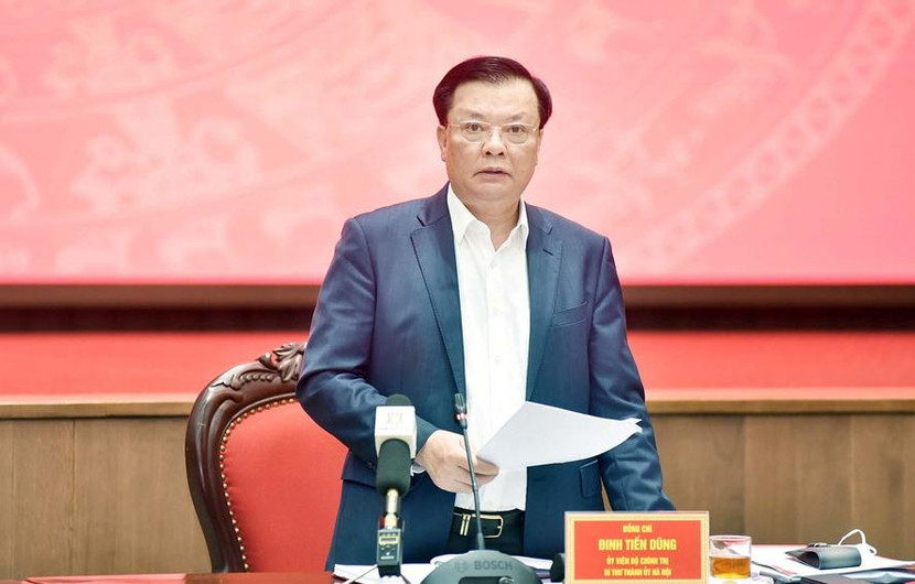 Bí thư Thành ủy Hà Nội Đinh Tiến Dũng