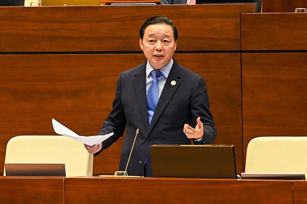 Bộ trưởng Bộ Tài nguyên Môi trường Trần Hồng Hà trả lời chất vấn trước Ủy ban Thường vụ Quốc hội Bộ trưởng Bộ Tài nguyên Môi trường Trần Hồng Hà trả lời chất vấn trước Ủy ban Thường vụ Quốc hội