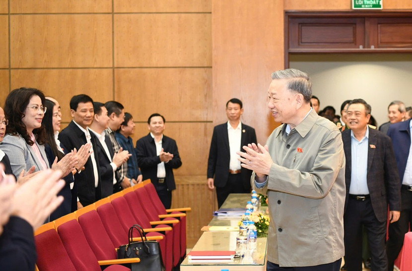 Tổng Bí thư Tô Lâm tiếp xúc cử tri thành phố Hà Nội Tổng Bí thư Tô Lâm tiếp xúc cử tri thành phố Hà Nội