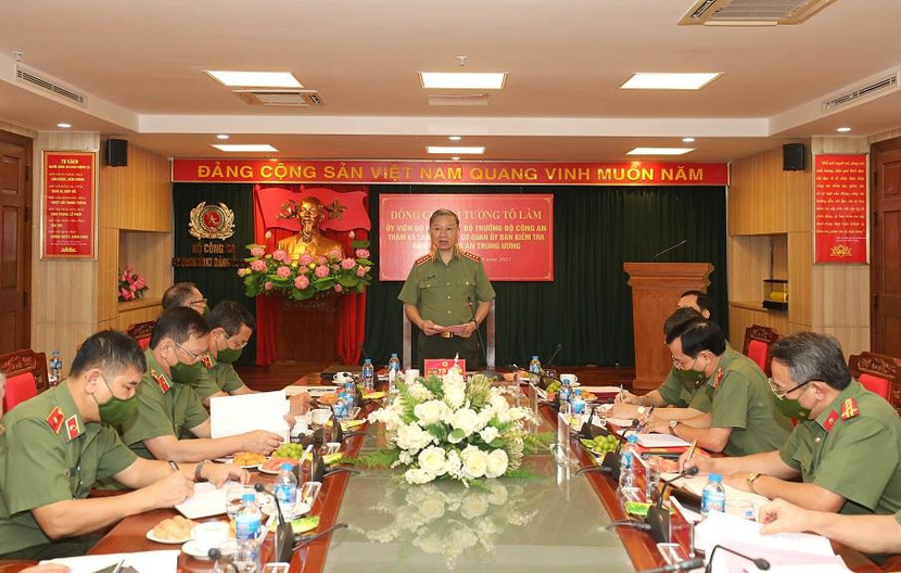 Bộ trưởng Tô Lâm phát biểu chỉ đạo Bộ trưởng Tô Lâm phát biểu chỉ đạo