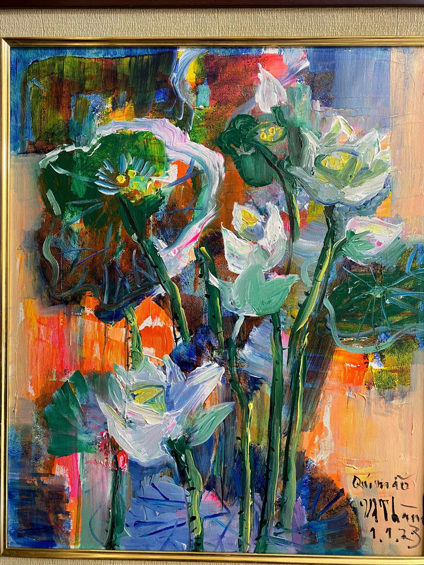 Tác phẩm của nữ họa sĩ Văn Dương Thành Tác phẩm của nữ họa sĩ Văn Dương Thành