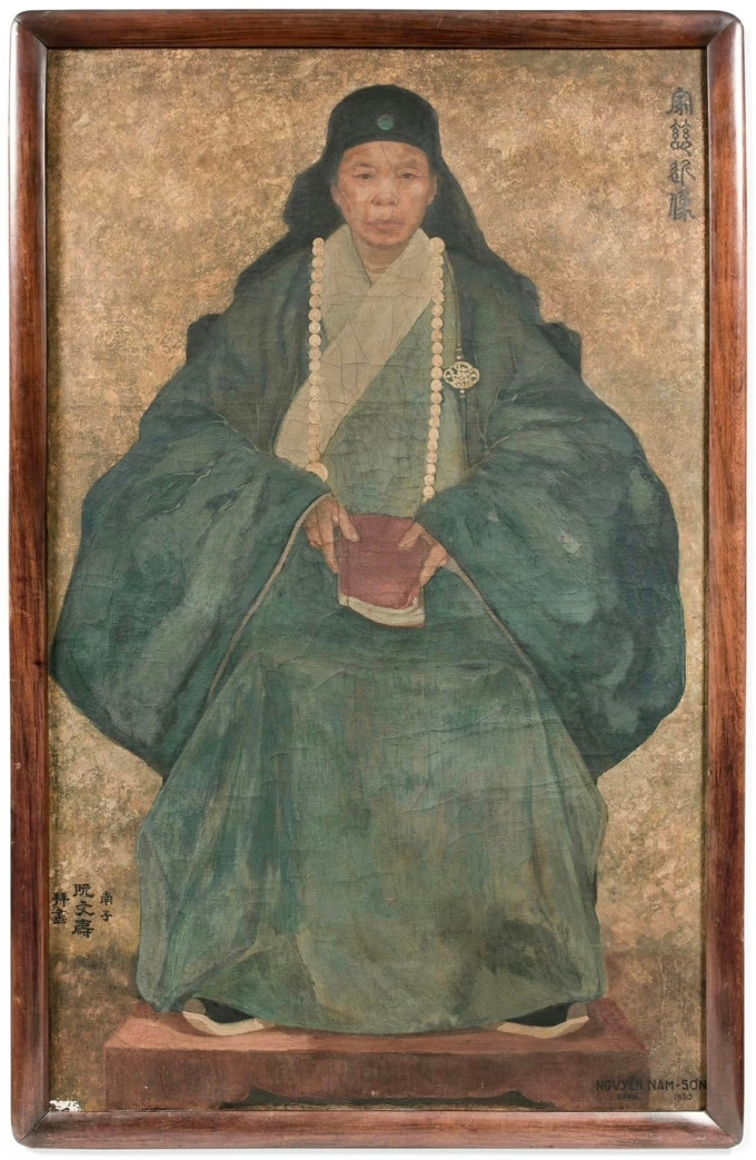 Bức "Chân dung mẹ tôi" của họa sĩ Nguyễn Nam Sơn Bức "Chân dung mẹ tôi" của họa sĩ Nguyễn Nam Sơn