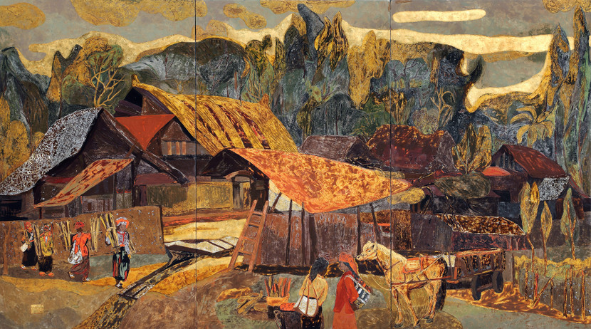 Tác phẩm "Chiều về bản"