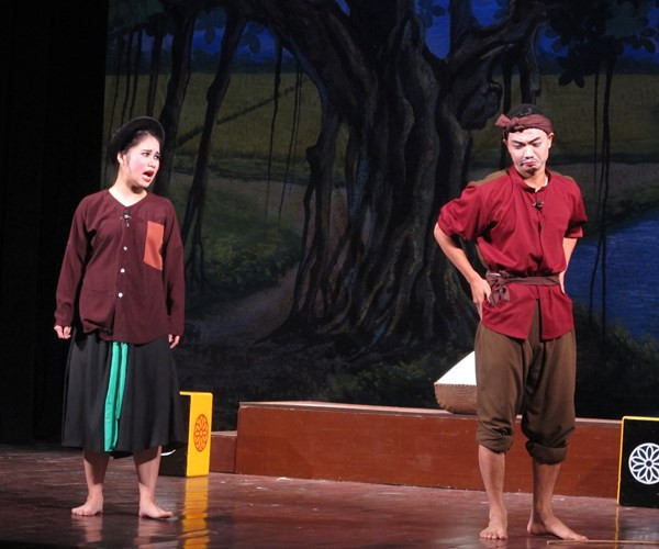Một cảnh trong vở diễn "Phương thuốc thần kỳ"