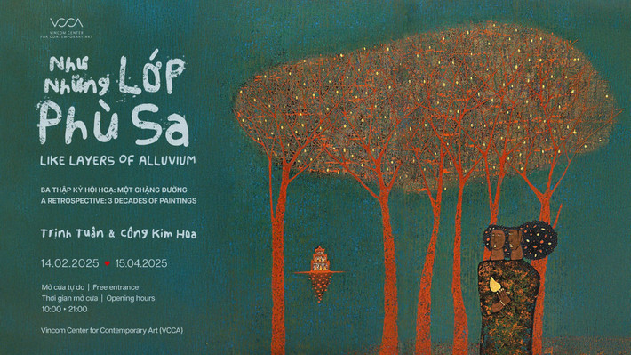 Poster triển lãm "Như những lớp phù sa" Poster triển lãm "Như những lớp phù sa"