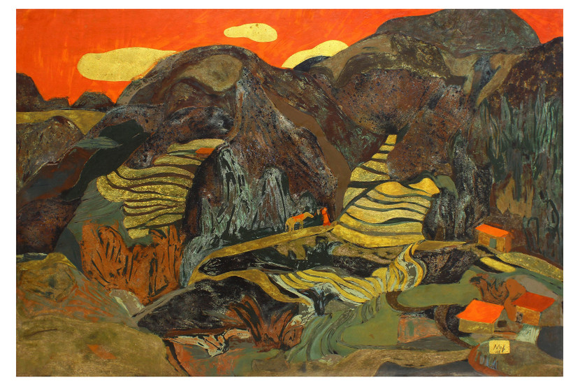 Tác phẩm "Phong cảnh Sa Pa"