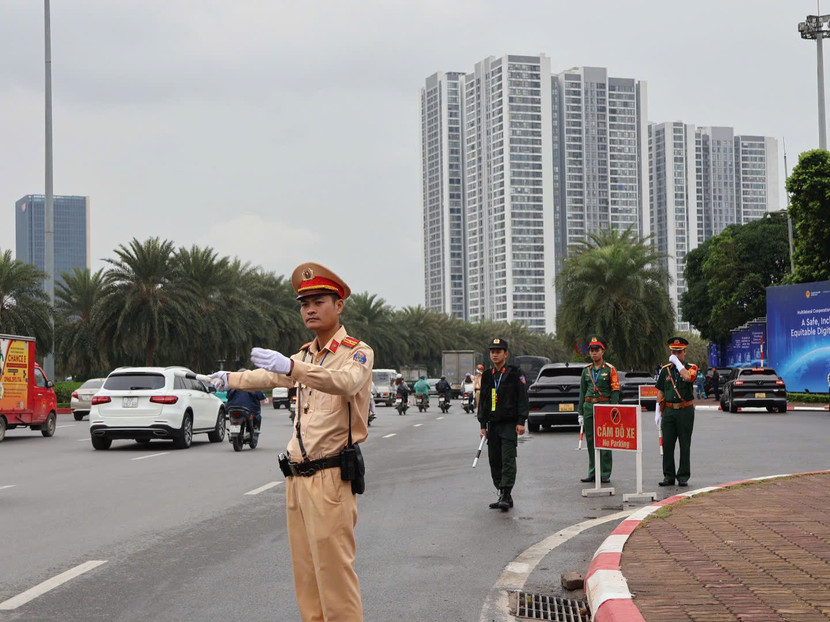 Các lực lượng đồng loạt triển khai phương án diễn tập Các lực lượng đồng loạt triển khai phương án diễn tập