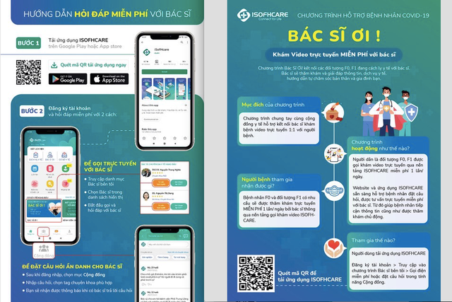 Chương trình hỗ trợ bệnh nhân Covid-19 trên chuyên mục "Bác sĩ ơi"