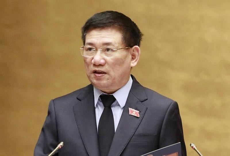 Bộ trưởng Bộ Tài chính Hồ Đức Phớc phát biểu tại Quốc hội Bộ trưởng Bộ Tài chính Hồ Đức Phớc phát biểu tại Quốc hội